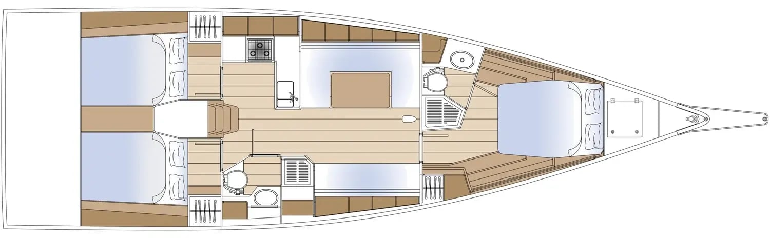 Solaris 44 — interieur