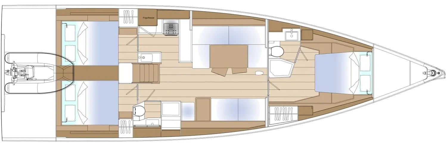 Solaris 50 — interieur