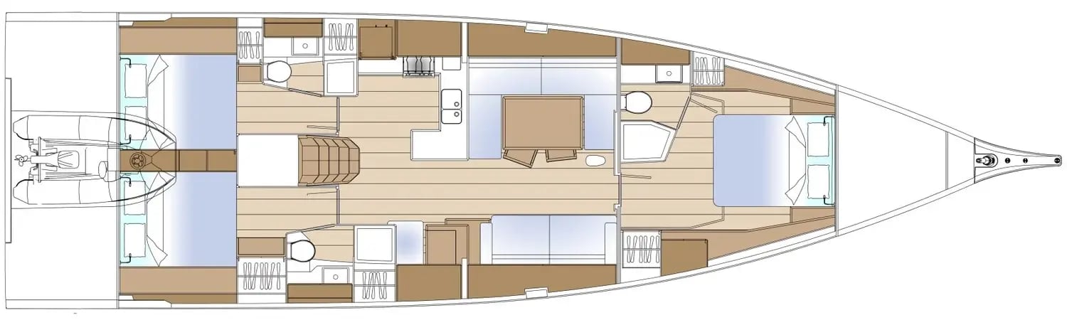 Solaris 55 — interieur