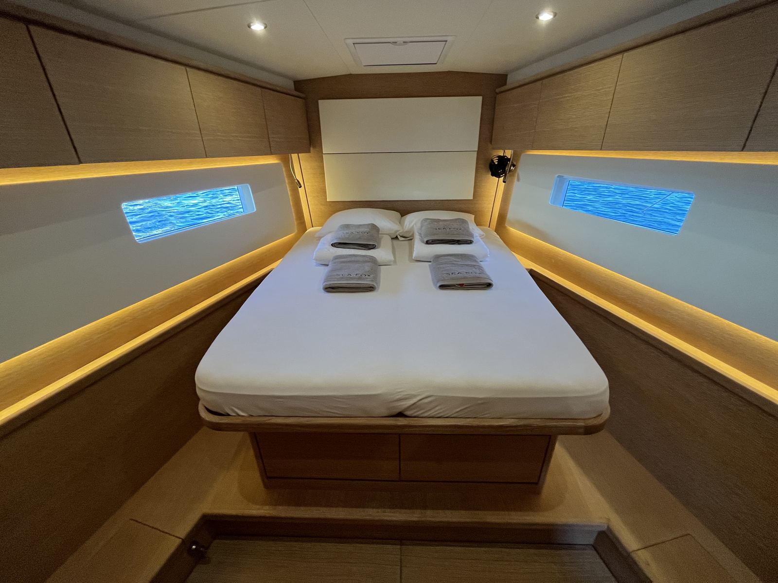 Eigenaarshut van de Solaris 50 Sea Fox
